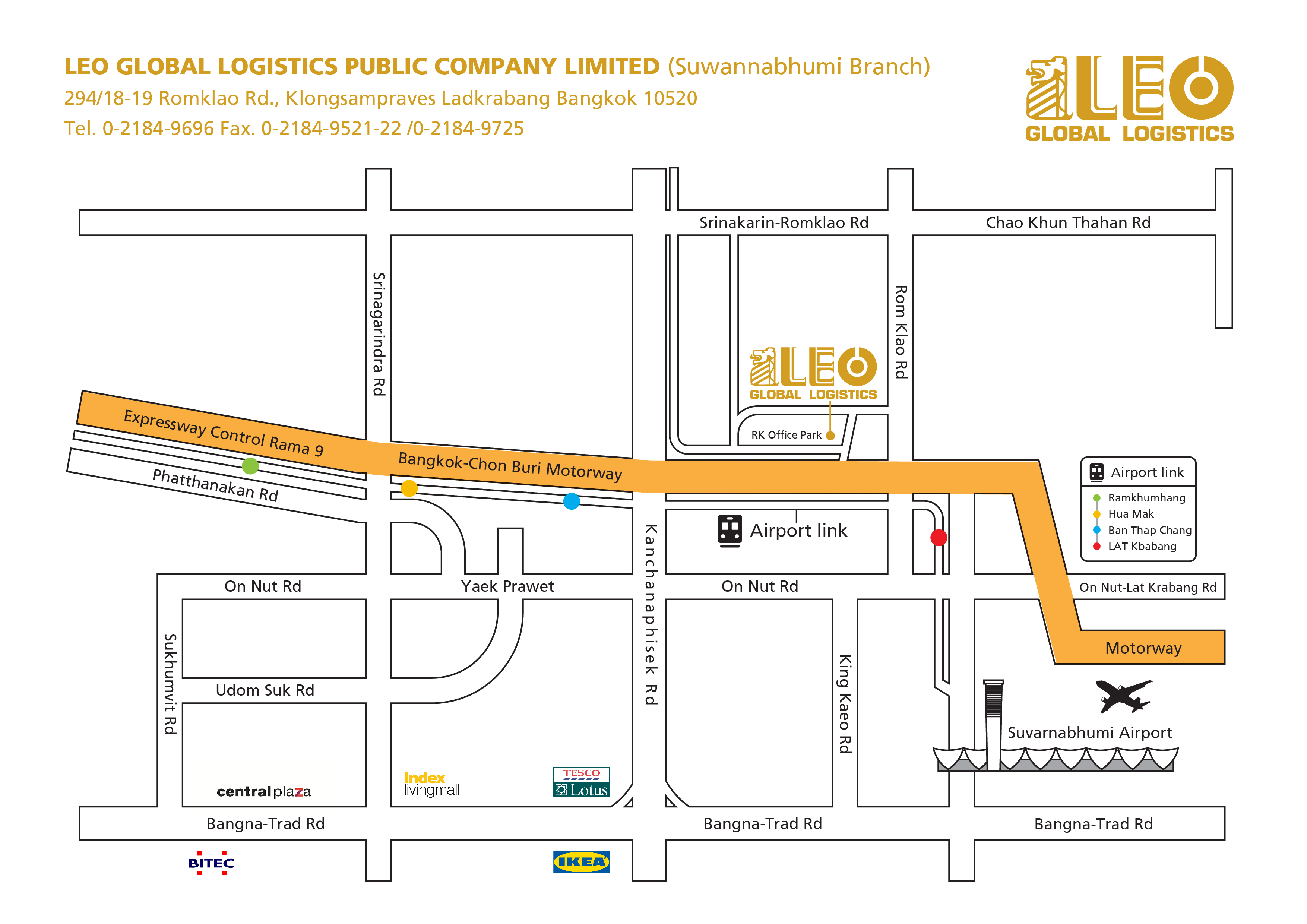 LEO House Suvarnabhumi Map