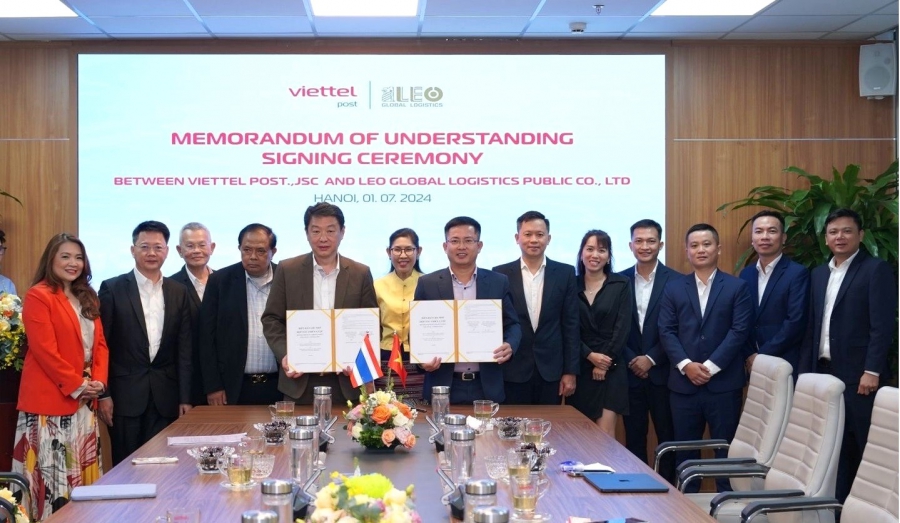 LEO จับมือ Viettel Post รุกบริการขนส่งข้ามพรมแดนไทย-เวียดนาม-จีน เพิ่มความแข็งแกร่งธุรกิจโลจิสติกส์แบบครบวงจร